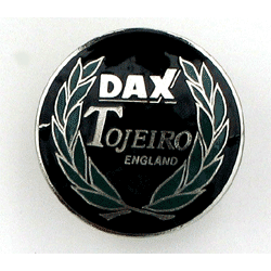 DAX Tojeiro Car Badge w /1 1/2" Screw & Washer - Military Patches and Pins