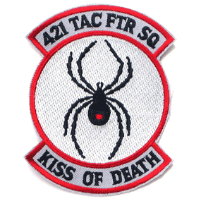 421st TFS/Kiss Of Death - Military Patches and Pins