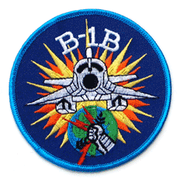 B1B w/SAC 4" - Military Patches and Pins