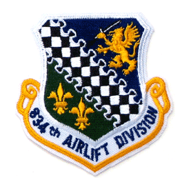 834th Airlift Division - Military Patches and Pins