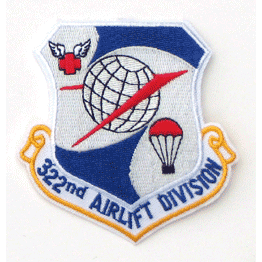 322nd Airlift Division - Military Patches and Pins