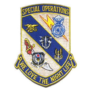 Special Ops/We Love The Night Life - Military Patches and Pins