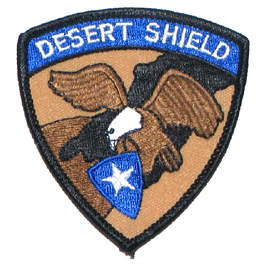 Desert Shield - Military Patches and Pins