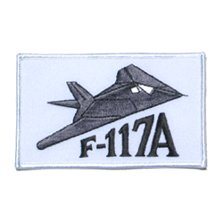 F-117A Gray & White - Military Patches and Pins