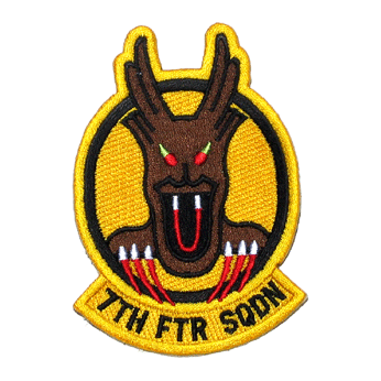 7th Fighter Squadron - Military Patches and Pins