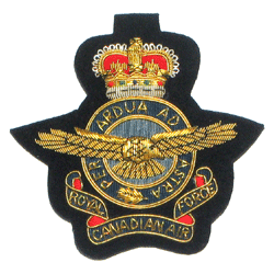 Canadian AF Bullion Crest - Military Patches and Pins