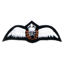 Royal AF Pilot/Kings Crown - Military Patches and Pins