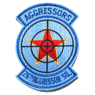 26th Aggressor Squadron - Military Patches and Pins