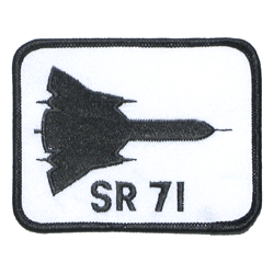 SR 71 Black & White - Military Patches and Pins