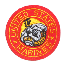 USMC Bulldog - Military Patches and Pins