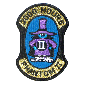 Phantom II 3000 Hours - Military Patches and Pins