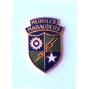 Merrill's Marauders Pin w/2 clutches - Military Patches and Pins