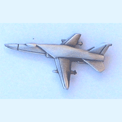 F-111E Pewter Airplane w/1 clutch - Military Patches and Pins