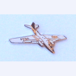 RB-57 mini Airplane Pin w/2 clutches - Military Patches and Pins