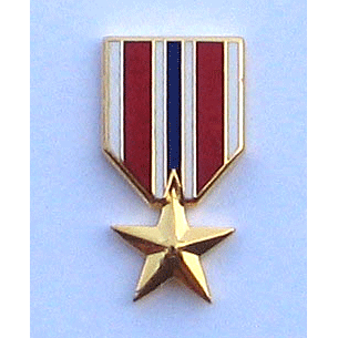 Bronze Star Mini Medal w/2 clutches - Military Patches and Pins