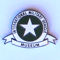 Int'l. Military Vehicle Museum w/2 clutches - Military Patches and Pins