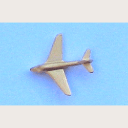 A-6 Gold Matte Plane/Mini w/tie tac - Military Patches and Pins