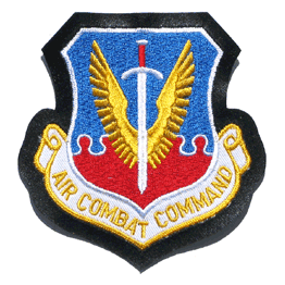 Air Combat Command w/Leather Trim - Military Patches and Pins