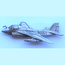 A-6 Pewter Airplane w/1 clutch - Military Patches and Pins