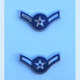 USAF Airman (pair) - Military Patches and Pins